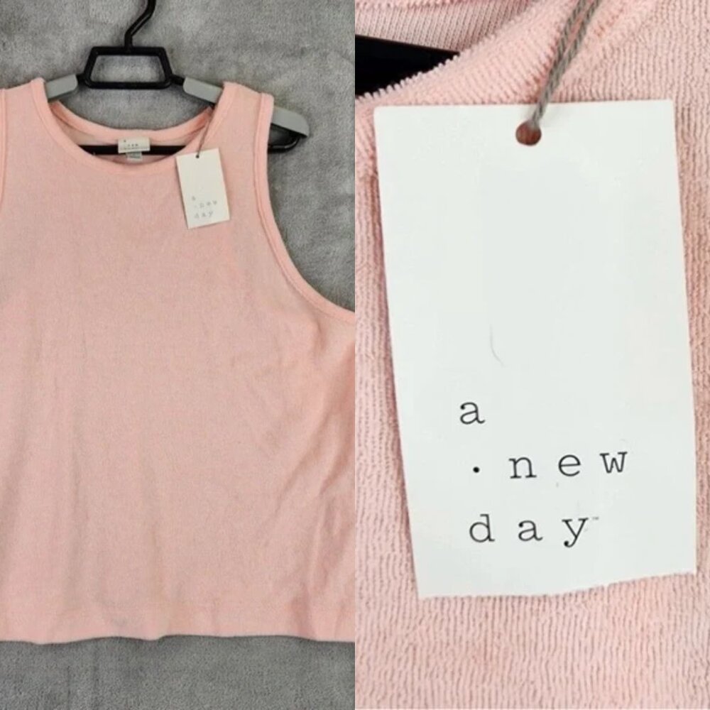 a new day Light Pink Tank Top